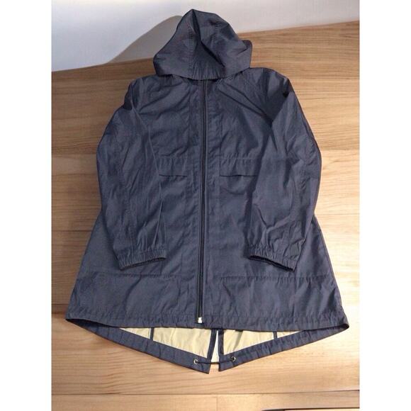 Cole Haan Women's Hooded Weather Resistant Jacket Coat Navy Indigo Size S/P - Picture 1 of 11